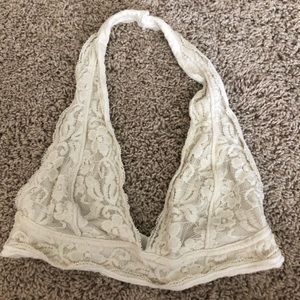 white bralette